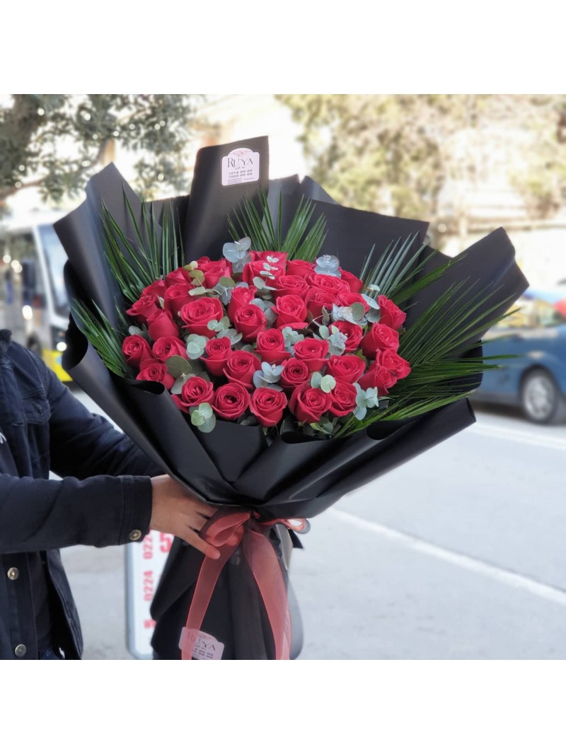 41 Adet Kırmızı Gül Buketi 41 Adet Kırmızı Gül Buketi